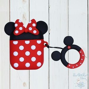 MINNIE MOUSE 3D APPLE AIRPODS 1 2 PROTECTIVE CASE